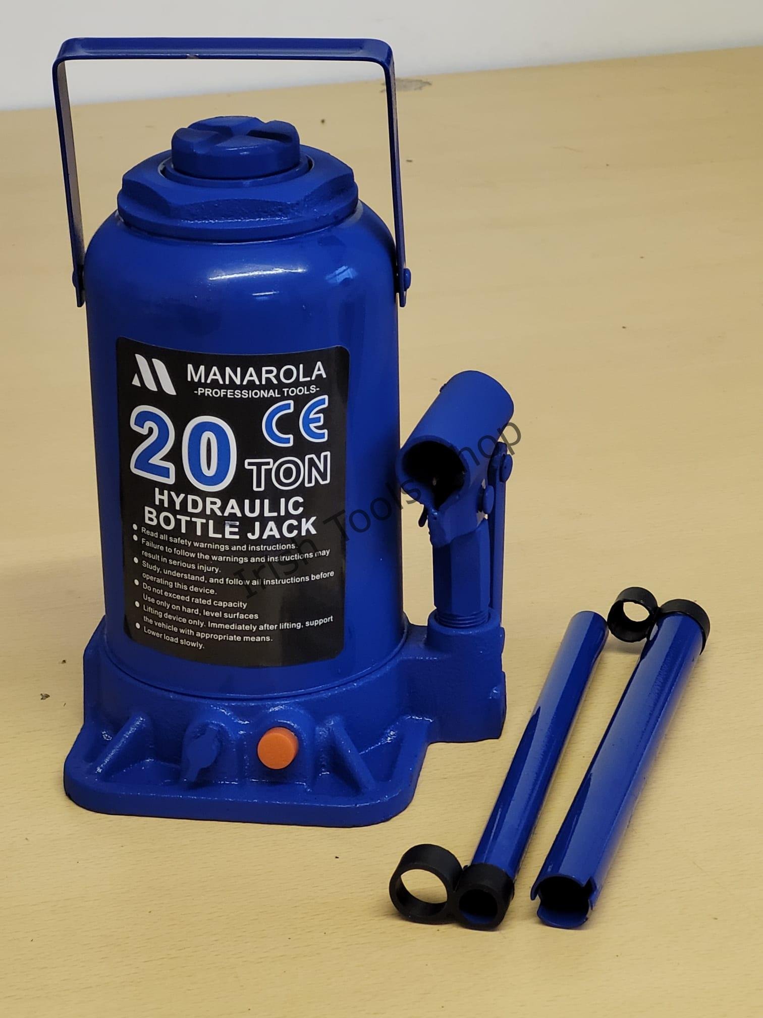 20TON Heavy Duty Industrial Hydraulic Bottle Jack - Image 3