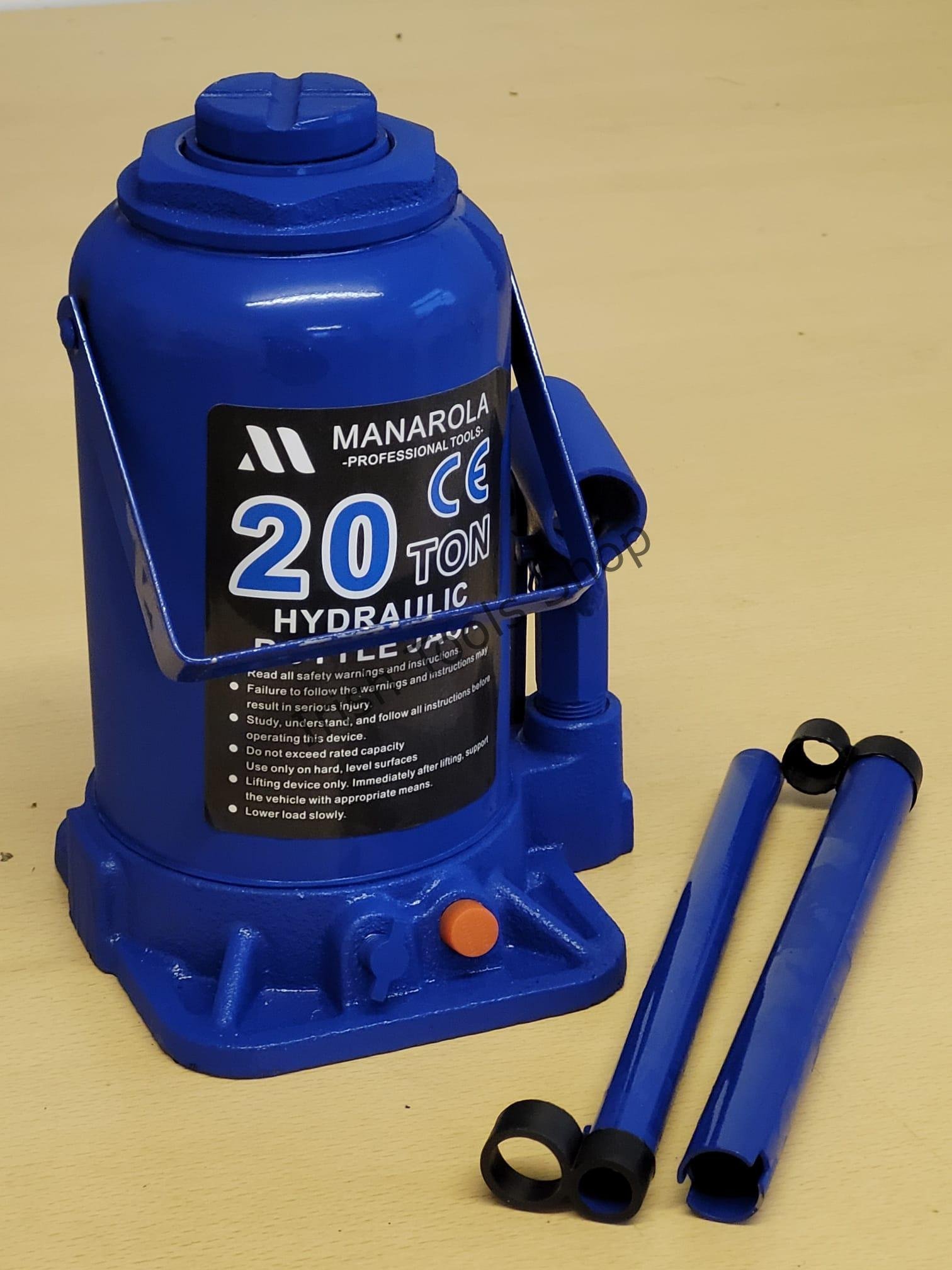 20TON Heavy Duty Industrial Hydraulic Bottle Jack - Image 2