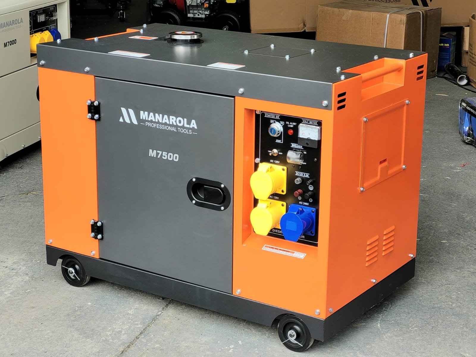Manarola 5.0KW 7KVA Silent Diesel Generator