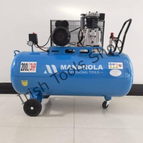Manarola Electric Portable 200 Liter 3HP Air Compressor 8 Bar