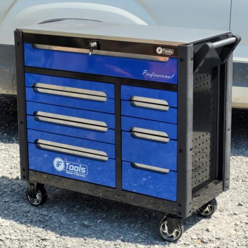 F Tools 12 Drawer Tools Chest Cabinet With Tools With Strong Wheels