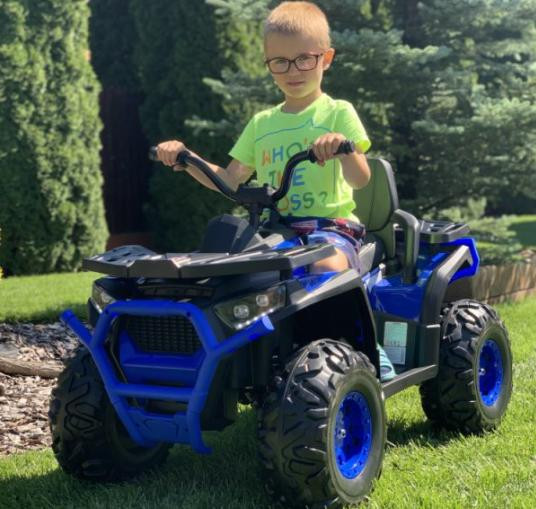 Desert Commander 24V Electric Ride On Quad Blue 3 Desert Commander 24V Electric Ride On Quad Blue - Image 3