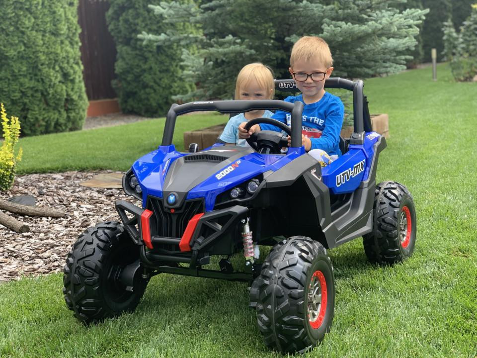 Ground Commander 24V Electric Ride On Buggy Blue 2 Ground Commander 24V Electric Ride On Buggy Blue - Image 2