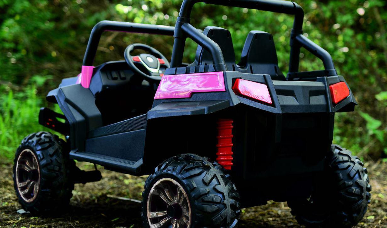 Ranch Wagon 24V Electric Ride On Buggy Pink 2 Ranch Wagon 24V Electric Ride On Buggy Pink - Image 2
