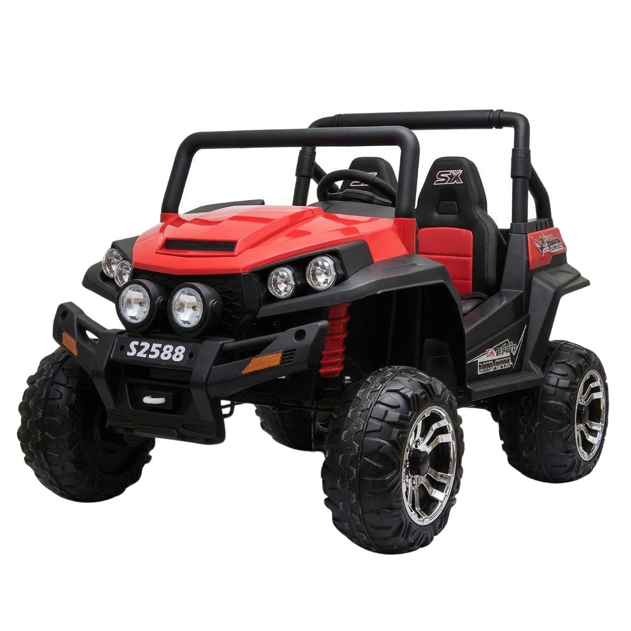 Ranch Wagon 24V Electric Ride On Buggy Red 1 Ranch Wagon 24V Electric Ride On Buggy Red