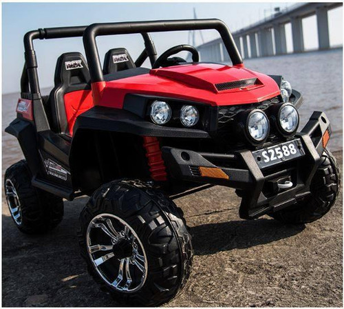 Ranch Wagon 24V Electric Ride On Buggy Red 2 Ranch Wagon 24V Electric Ride On Buggy Red - Image 2