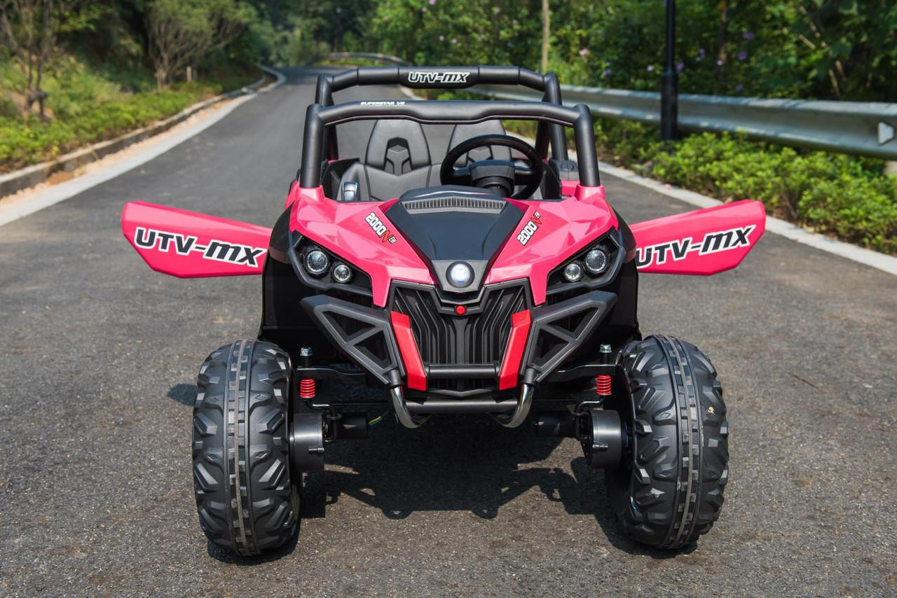 Ground Commander 24V Electric Ride On Buggy Pink 2 Ground Commander 24V Electric Ride On Buggy Pink - Image 2