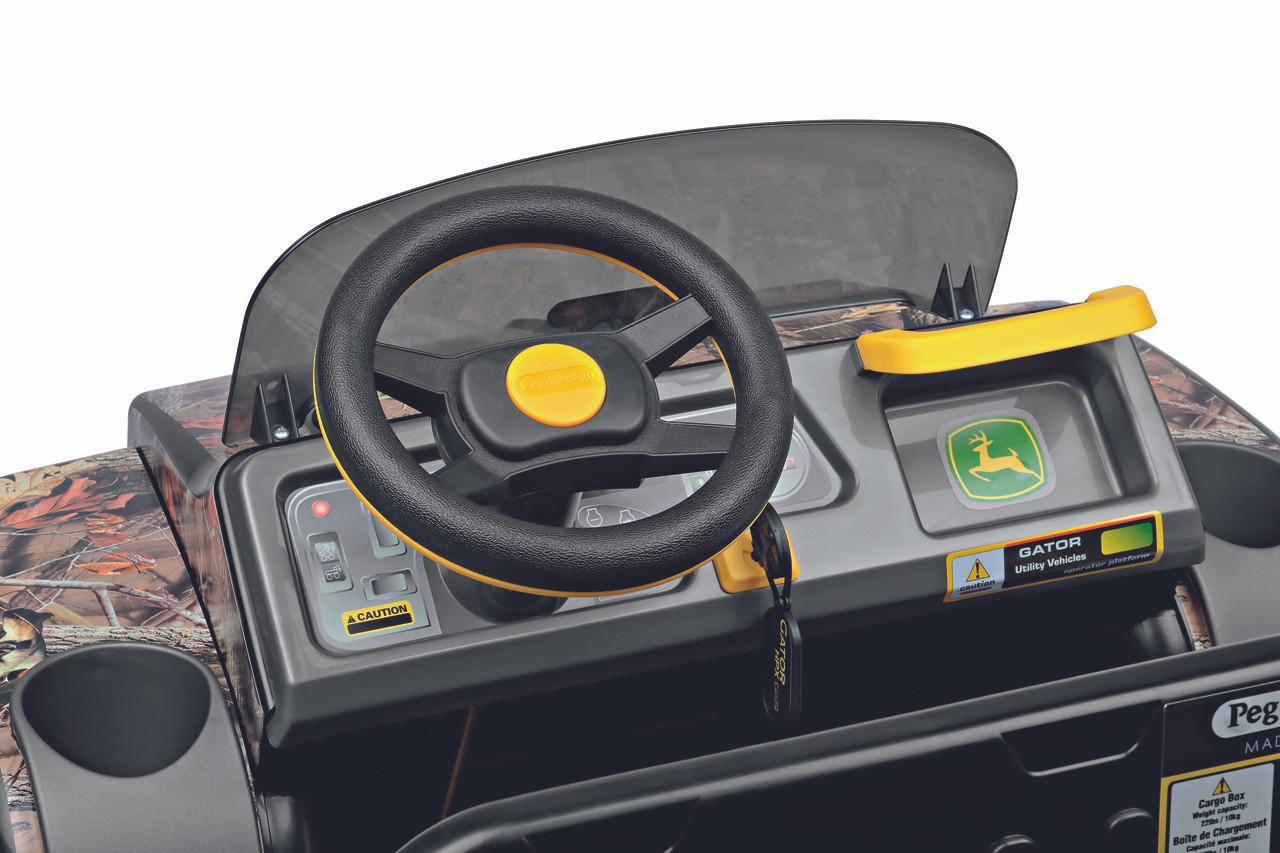 Peg Perego John Deere Gator HPX Camo 12V Electric Ride On 5 Peg Perego John Deere Gator HPX Camo 12V Electric Ride On - Image 5
