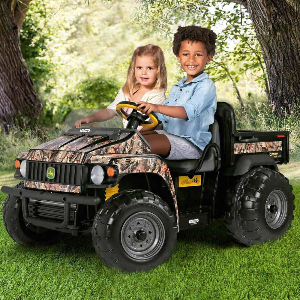 Peg Perego John Deere Gator HPX Camo 12V Electric Ride On 7 Peg Perego John Deere Gator HPX Camo 12V Electric Ride On - Image 7