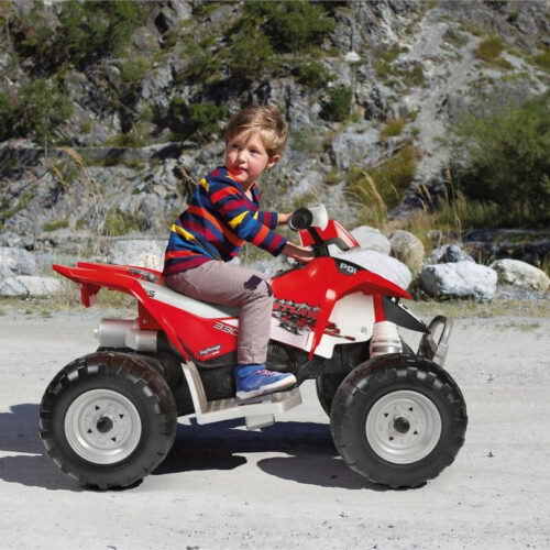 Peg Perego Polaris Outlaw 330W 12V Ride On Quad Red