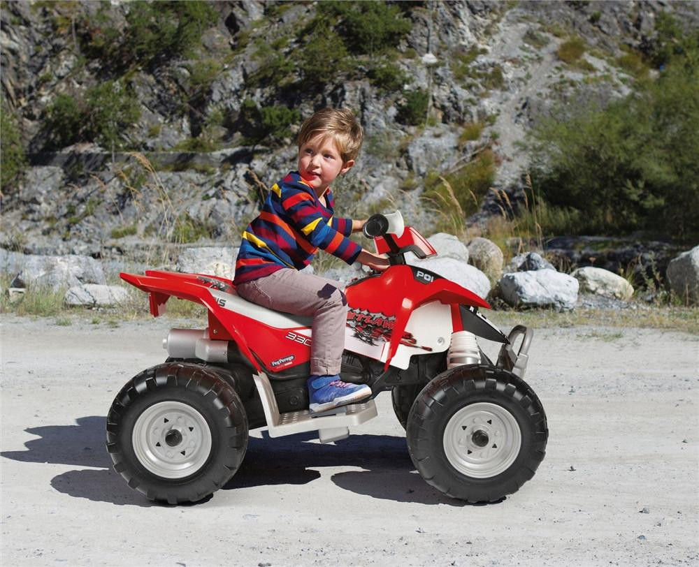 Peg Perego Polaris Outlaw 330W 12V Ride On Quad Red 1 Peg Perego Polaris Outlaw 330W 12V Ride On Quad Red