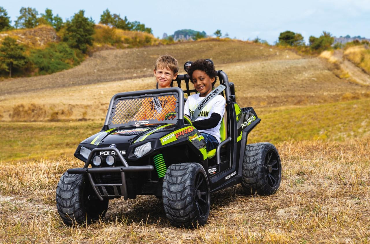 Peg Perego Polaris RZR Green Shadow Pro 24V Electric Ride On 5 Peg Perego Polaris RZR Green Shadow Pro 24V Electric Ride On - Image 5