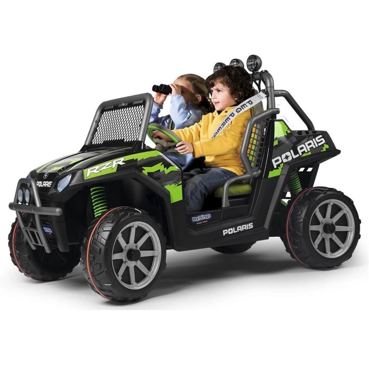 Peg Perego Polaris RZR Green Shadow Pro 24V Electric Ride On 1 Peg Perego Polaris RZR Green Shadow Pro 24V Electric Ride On