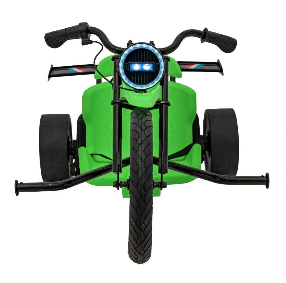 Drift 24V Electric Ride On Trike Green 2 Drift 24V Electric Ride On Trike Green - Image 2