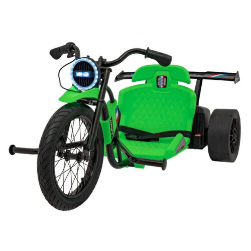 Drift 24V Electric Ride On Trike Green