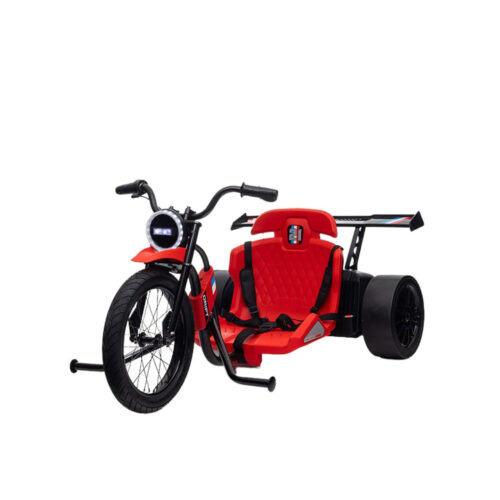 Drift 24V Electric Ride On Trike Red