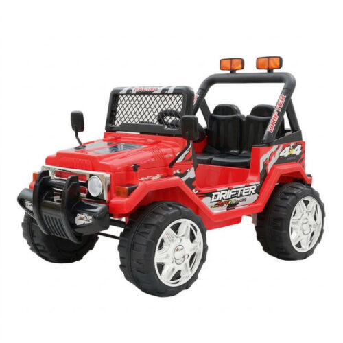 Drifter Raptor Powerful 12V Electric Ride On Jeep Red