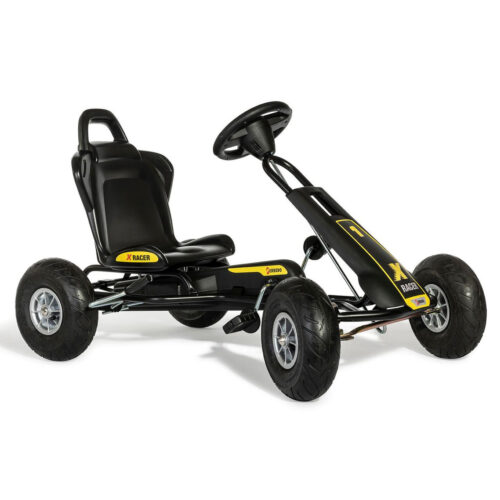 Ferbedo X-Racer Go Kart with Pneumatic Tyres Black
