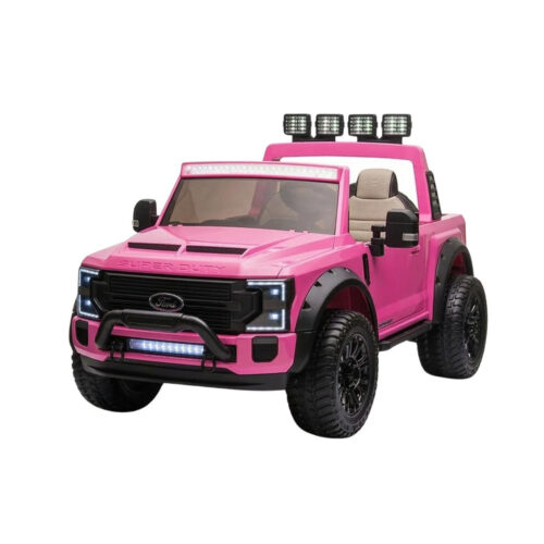 Ford Super Duty F450 24V Electric Ride On Jeep Pink