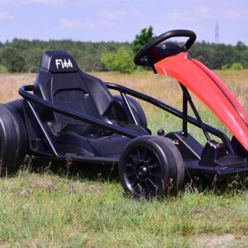Drift 24V Electric Ride On Go Kart with Upgraded 200w Motors Red