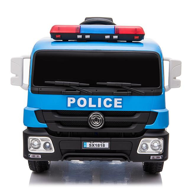 Police Engine 12V Electric Ride On Truck Blue 2 Police Engine 12V Electric Ride On Truck Blue - Image 2