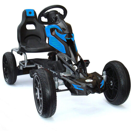Thunder Eva Rubber Wheel Go Kart Blue
