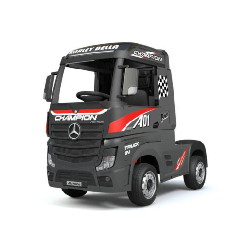 Licensed Mercedes Benz Actros 24V Electric Ride On Truck Black