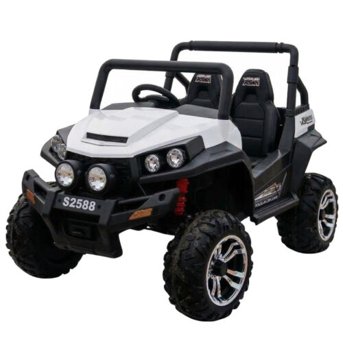 Ranch Wagon 24V Electric Ride On Buggy (White)