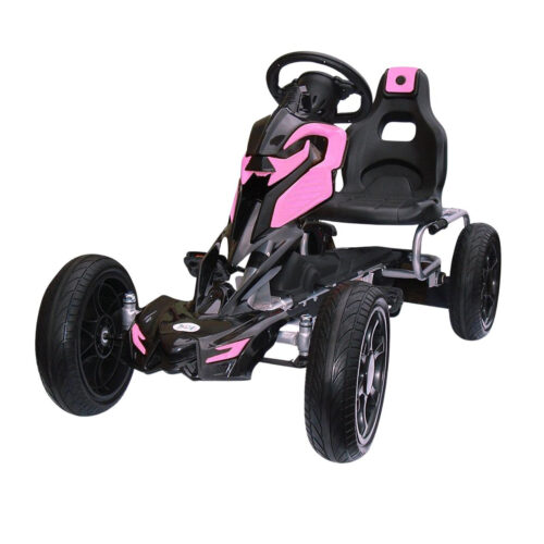 Thunder Eva Rubber Wheel Go Kart Pink