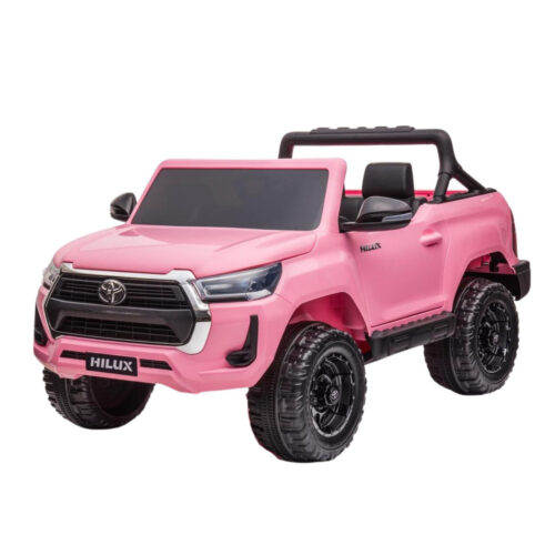 Toyota Hilux 12V Electric Ride On Jeep Pink