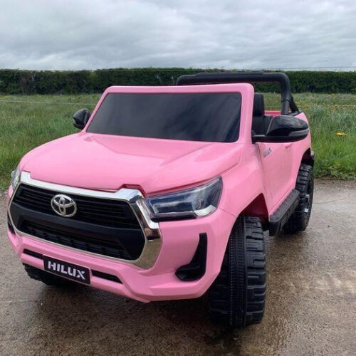 Toyota Hilux 12V Ride-On Jeep – Pink, Small Mark On Rear Bumper – €110 Off